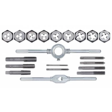 KREATOR Jeu De Tarauds+ Filières 20Pcs 4 KREATOR Jeu De Tarauds+ Filières 20Pcs – Image 2