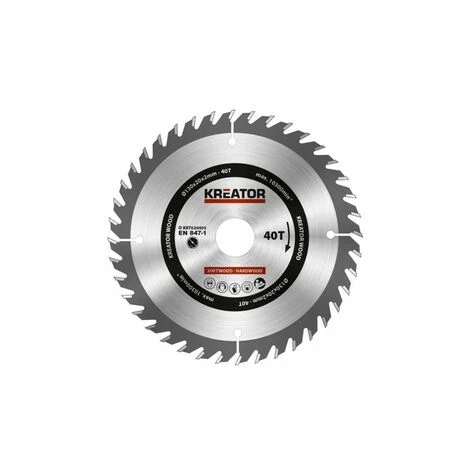 KREATOR Lame De Scie Bois 130Mm40D 3 KREATOR Lame De Scie Bois 130Mm40D