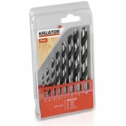 KREATOR Coffret 8 Forets à Bois Kréator Coffret 8 Mèches à Bois