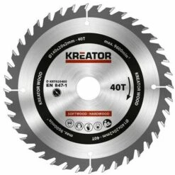 KREATOR Lame De Scie Bois 140Mm40D