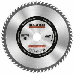 KREATOR Lame De Scie Bois 254Mm60D