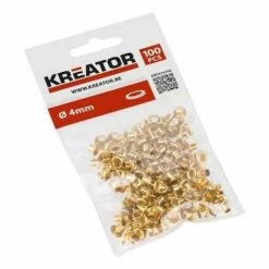 KREATOR Œillets Laiton 4Mm 100Pcs