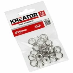 KREATOR Œillets Aluminium 10Mm 25Pcs