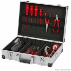 KREATOR Coffre Aluminium 420x300x125mm Argent -KREATOR Soldes 2022 52976961 3