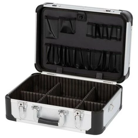 KREATOR Coffre Aluminium 433x313x163mm Argent 3 KREATOR Coffre Aluminium 433x313x163mm Argent