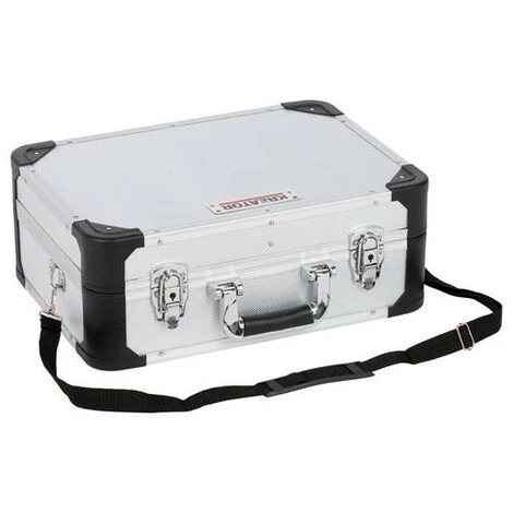 KREATOR Coffre Aluminium 433x313x163mm Argent 4 KREATOR Coffre Aluminium 433x313x163mm Argent – Image 2