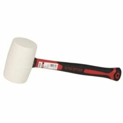 KREATOR Marteau Caoutchouc Fibre/Blanc 900G