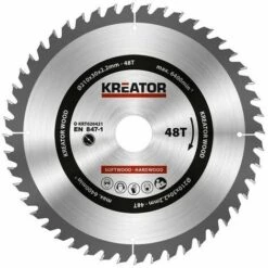 KREATOR Lame De Scie Bois 210Mm 48D