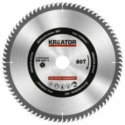 KREATOR Lame De Scie Bois 254Mm 80D