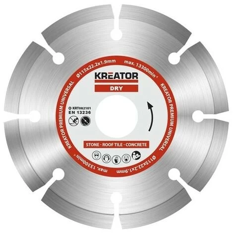 KREATOR Disque Diamant D115 Premium 3 KREATOR Disque Diamant D115 Premium