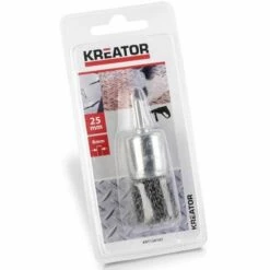 Brosse Soucoupe Acier Ondulé Kreator Ø 25 Mm